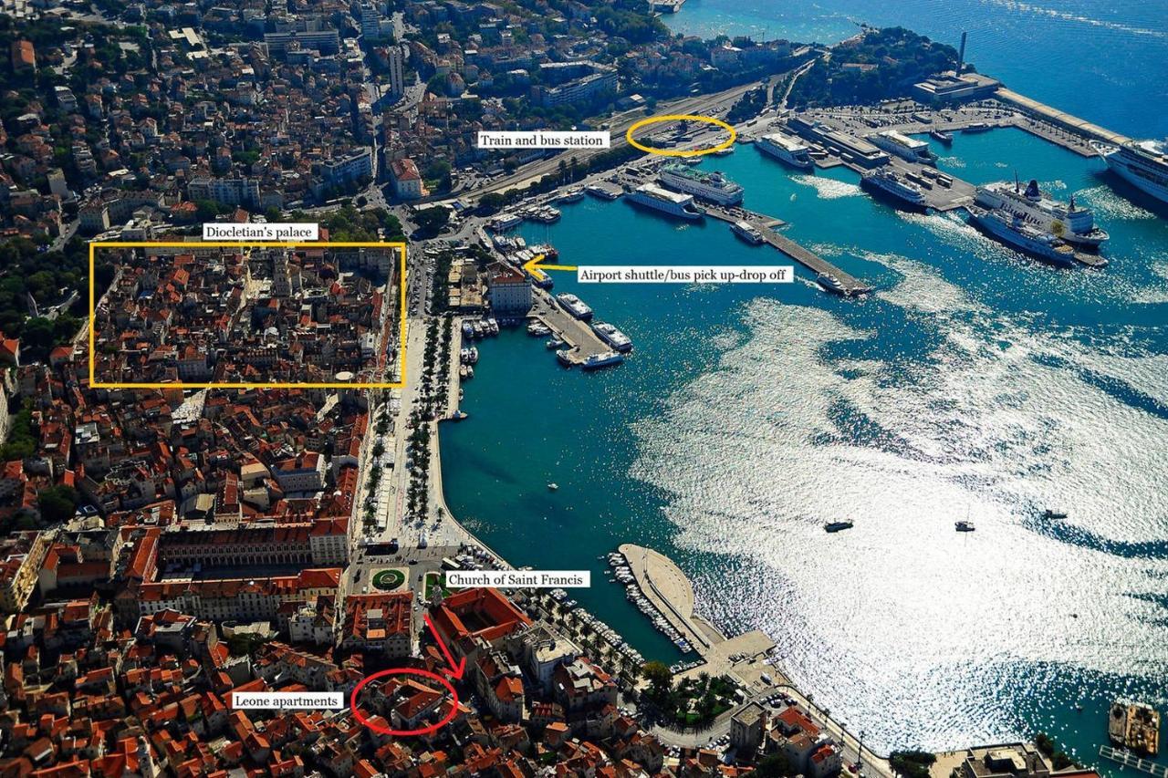 Luxury Apts Leone Split Centre Exteriör bild